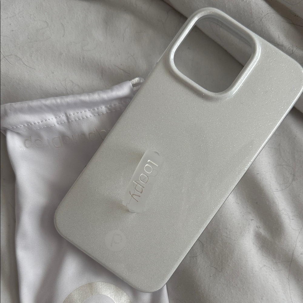 Loopy Case Sparkling White Phone Cover
